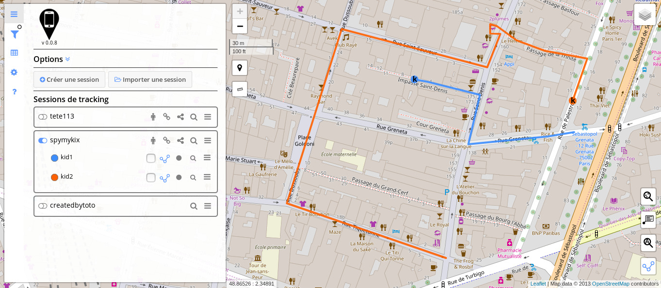 PhoneTrack screenshot 1