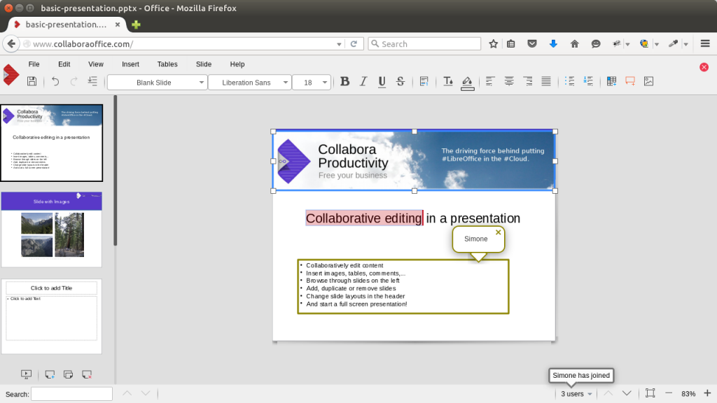 Collabora Online screenshot 3