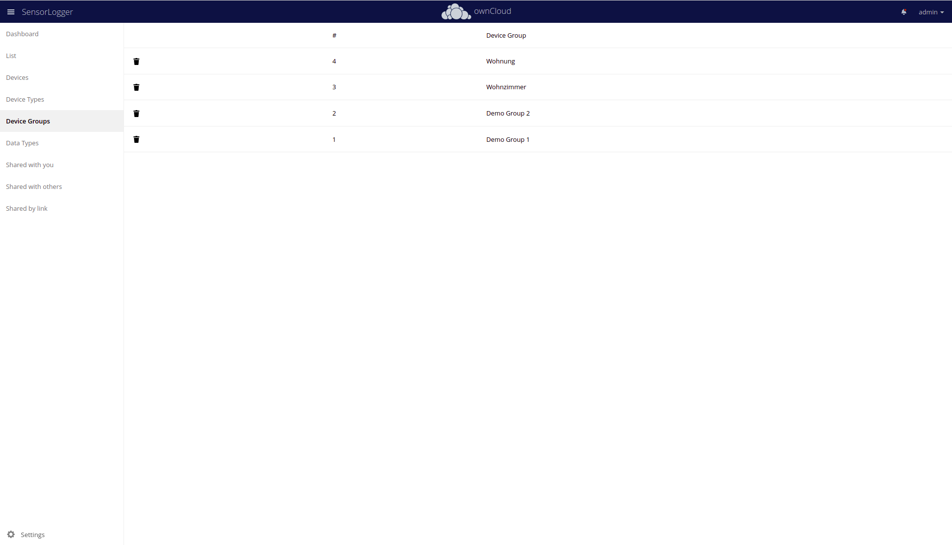 Sensorlogger screenshot 6