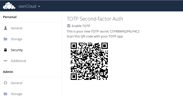 2-Factor Authentication screenshot 1
