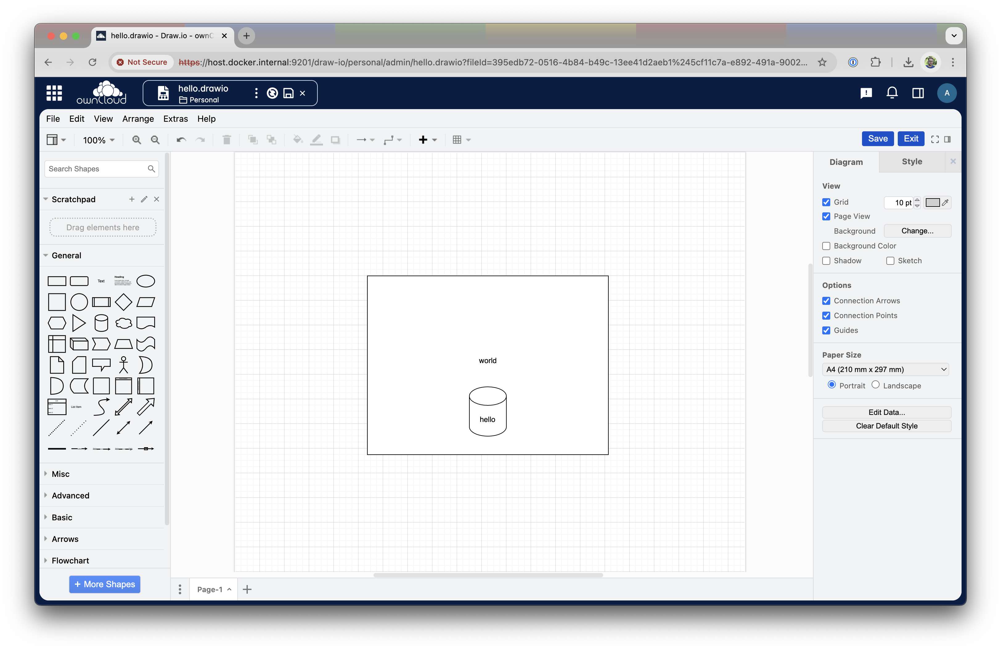 Edit draw.io files in your ownCloud