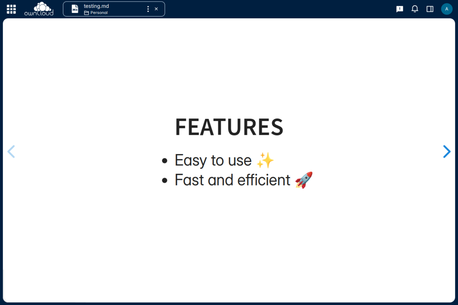 Slide with some lists